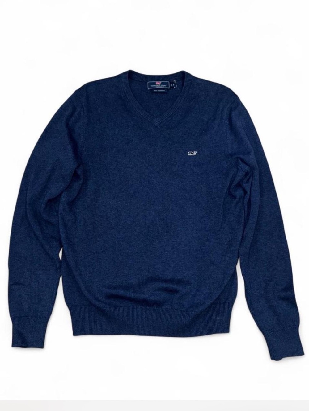 Vineyard Vines Men's Dark Navy V-Neck Sweater